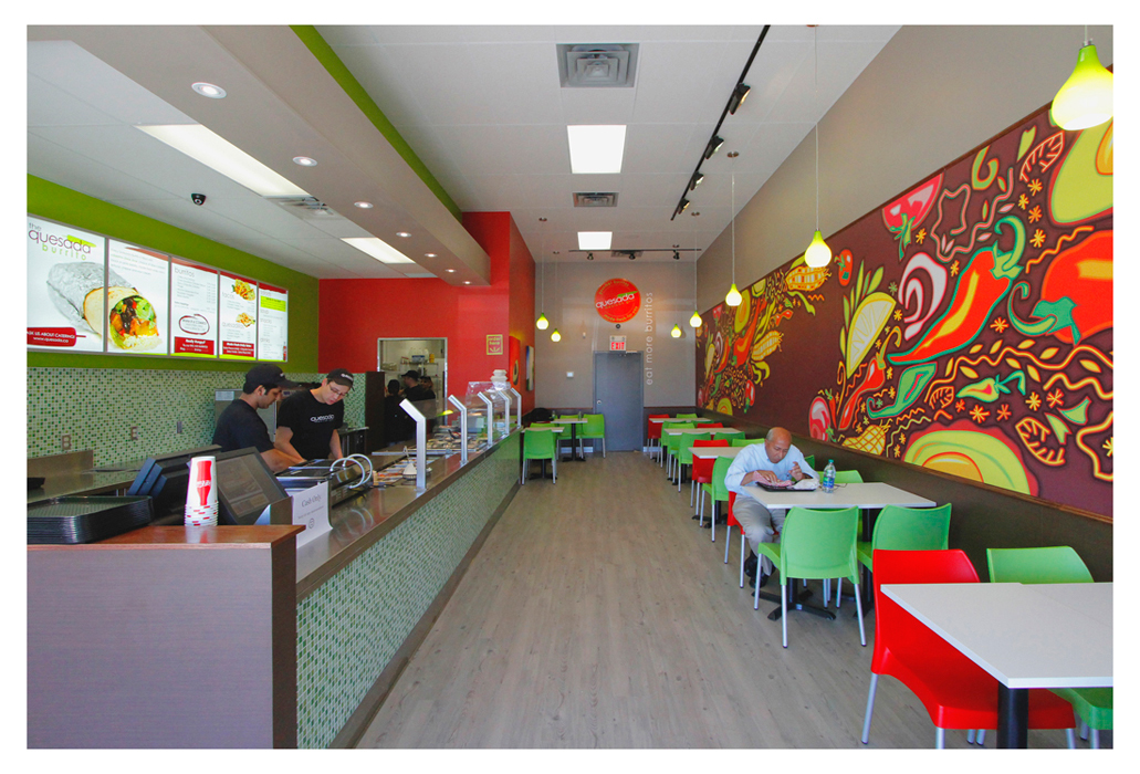Mexican restaurant quesada fruits vegetables Interior Mural wallpaper Toronto pattern seamless pepper Garlic corn avocado