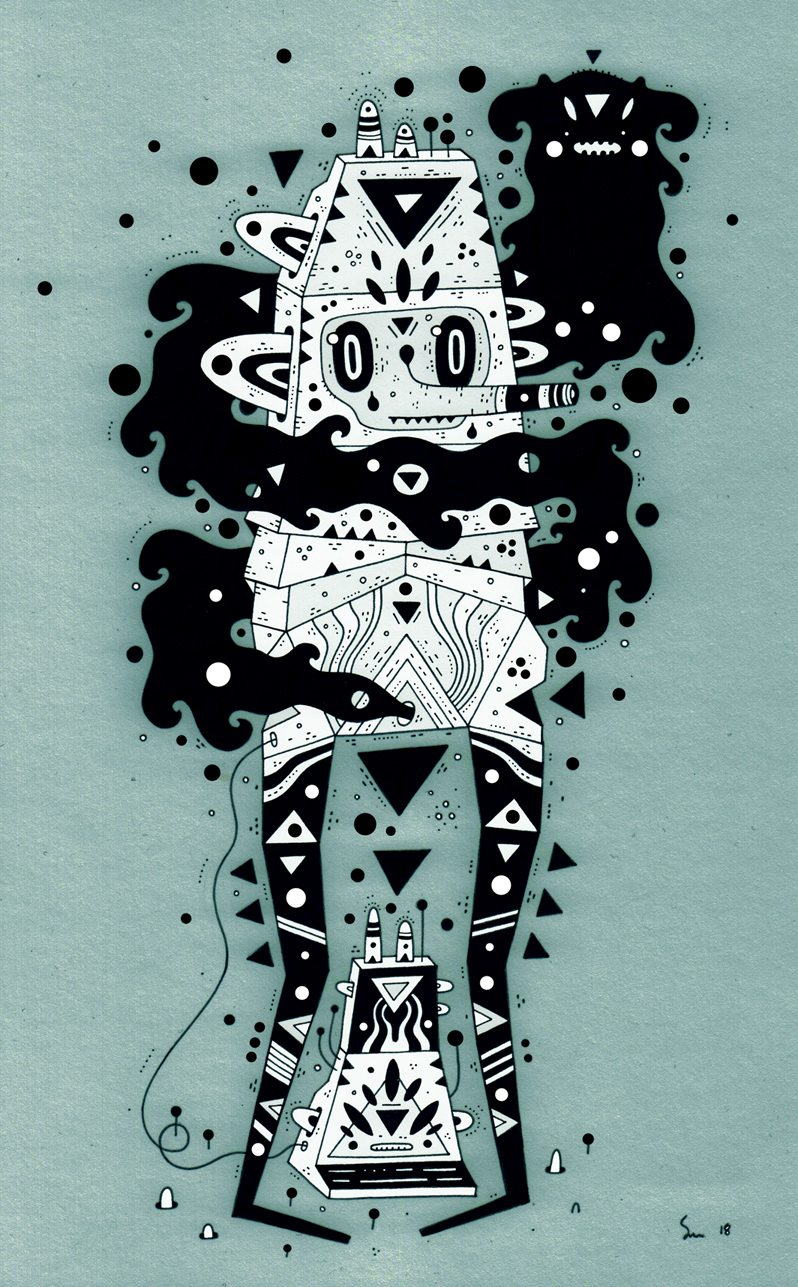 cosmicnuggets Character design  Character Scifi art ILLUSTRATION  fine art scotland budapest low brow