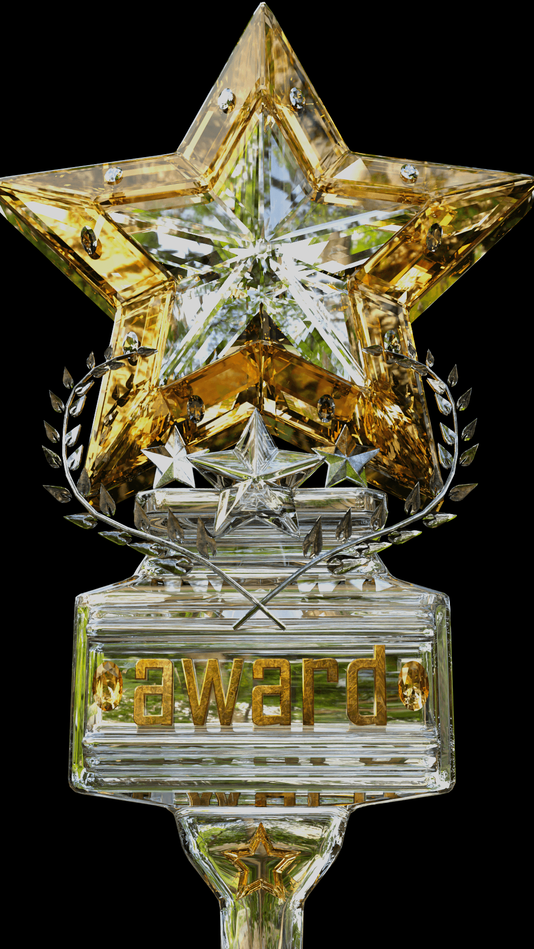 award luxury luxurious trophy 3D blender Noai