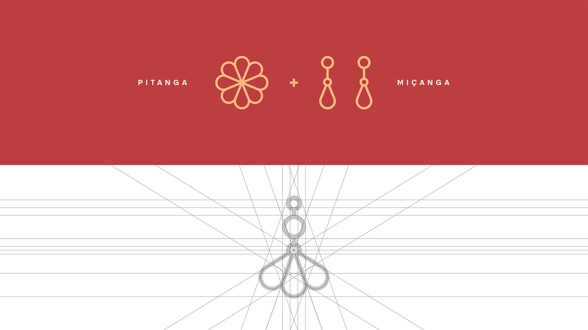 logo branding  brand identity Jewellery inspiration package Packaging Pitanga Fruit