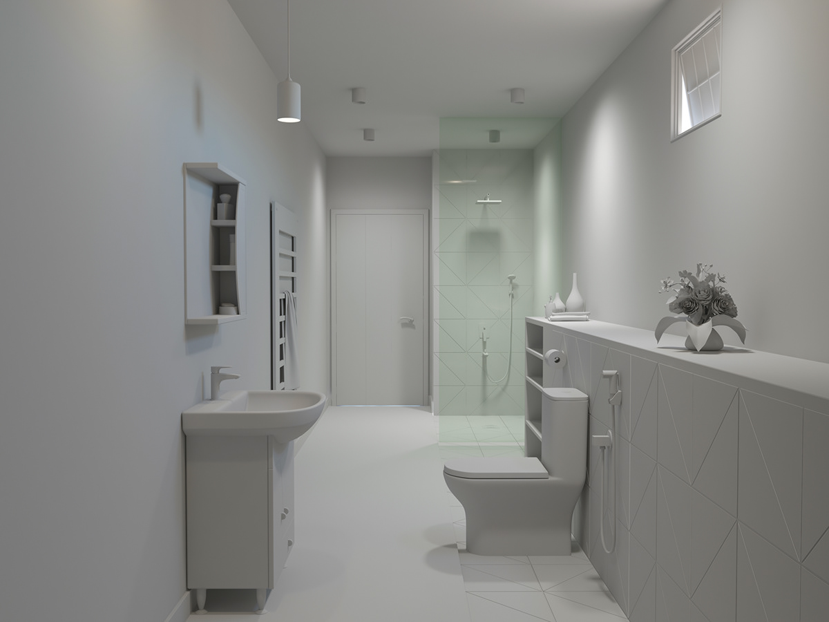 parryware bathrooms CGI 3D concept washrooms interiors products bathroomaccessories rendering