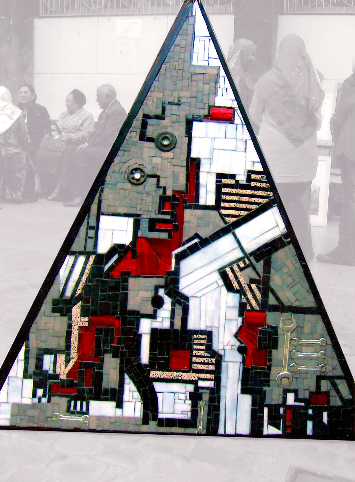 mosaic egypt pyramid fine_arts