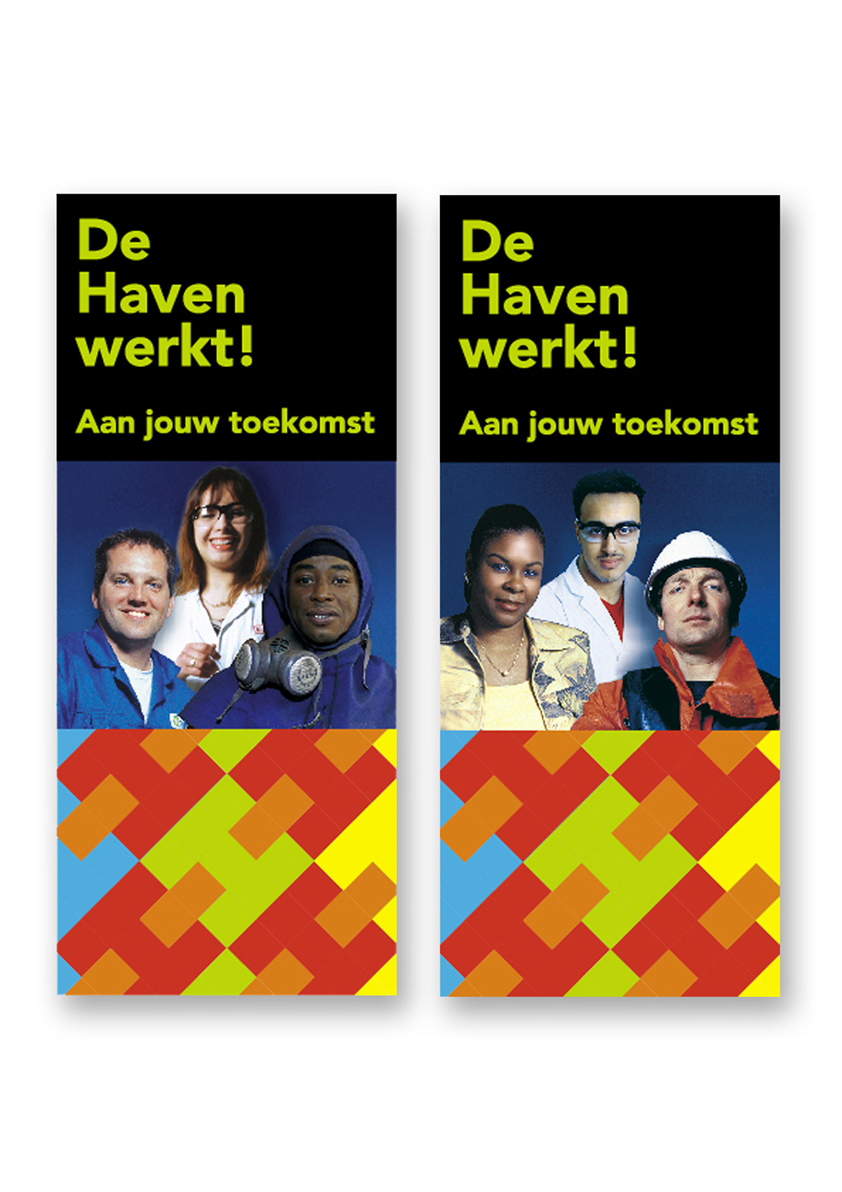 strategic design color Port of Amsterdam Education Programs school brochure logo grid identity visual language
