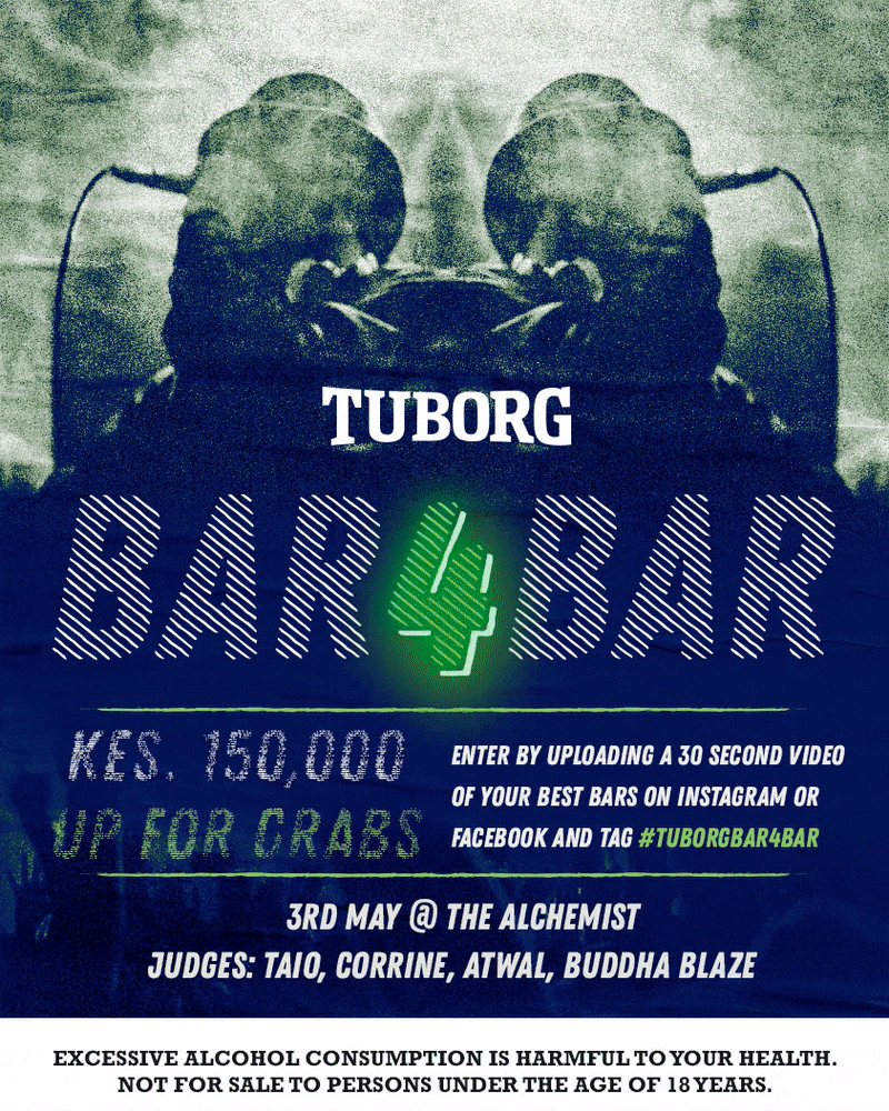 rap battle nairobi kenya Event poster Tuborg Carlsberg