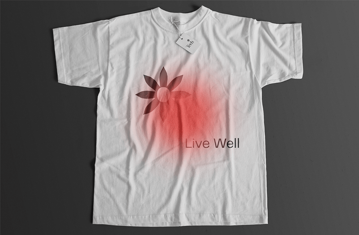 branding  herbs identity live logo minimal simple visual