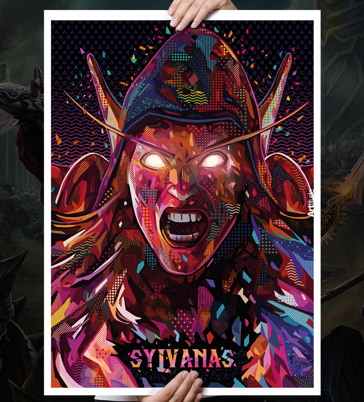 warcraft World of warcraft Videogames posters Jaina Sylvanas azshara Azeroth Blizzard ARTtitude
