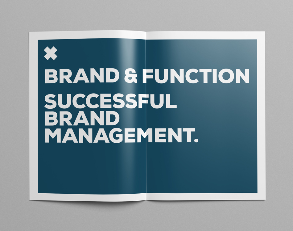 brand manual a4 blue brand brochure business clean company Corporate Design Corporate Identity Dynamic flexible guidance Guide minimalistic