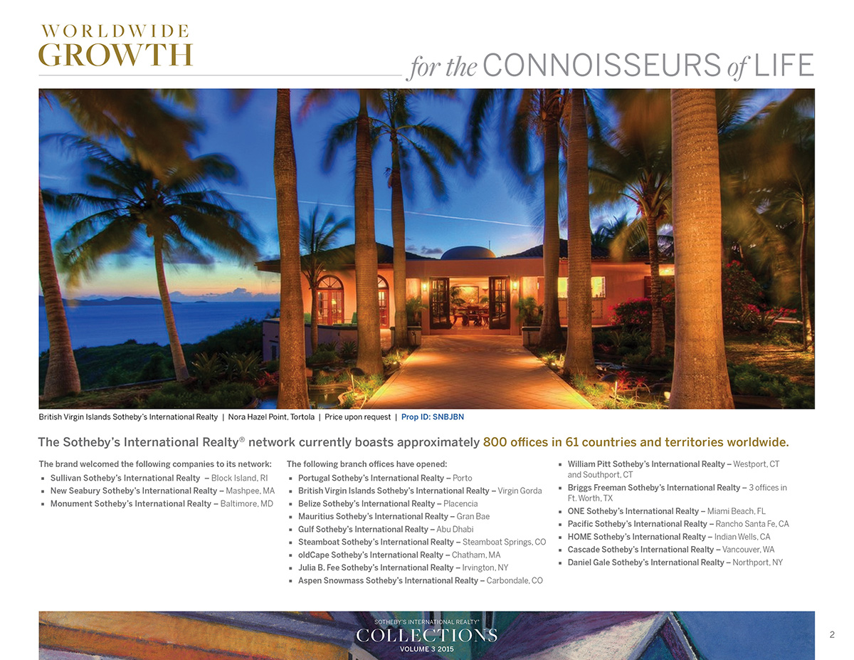 newsletter print Booklet catalog luxury real estate