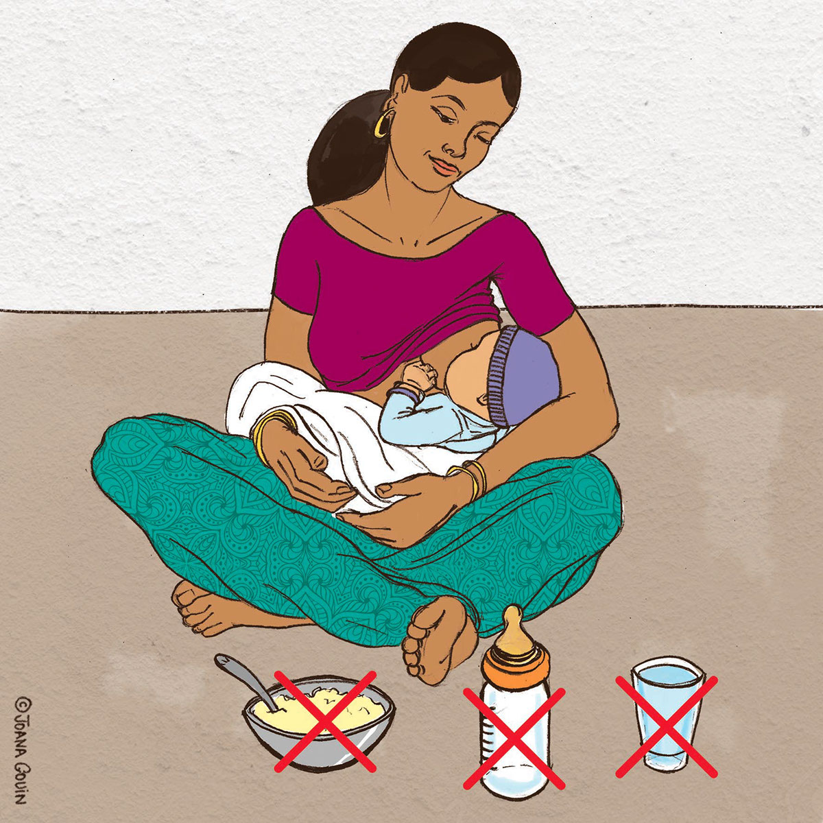 Adobe Portfolio Mother Health gujarat India health center breastfeedind danger signs delivery thermal care infant health