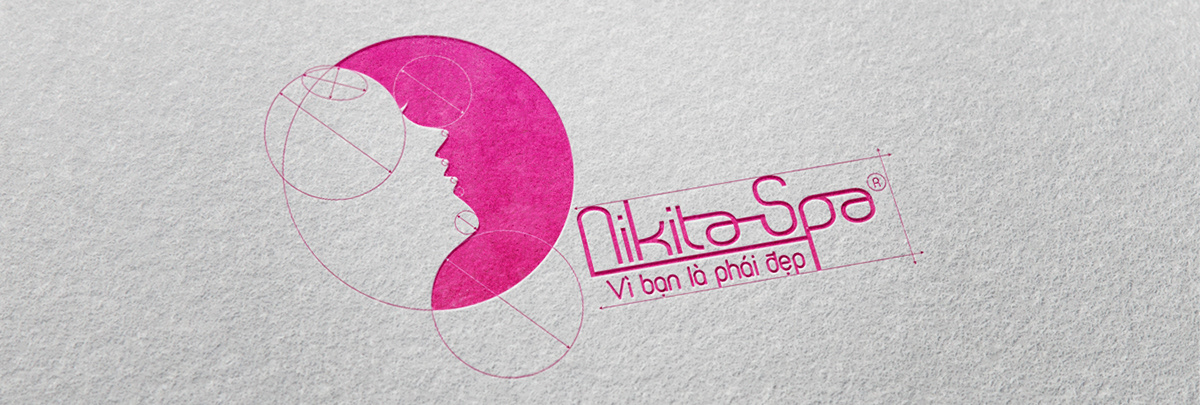 NIKITA SPA KHÁNH HUỲNH logo branding indentity