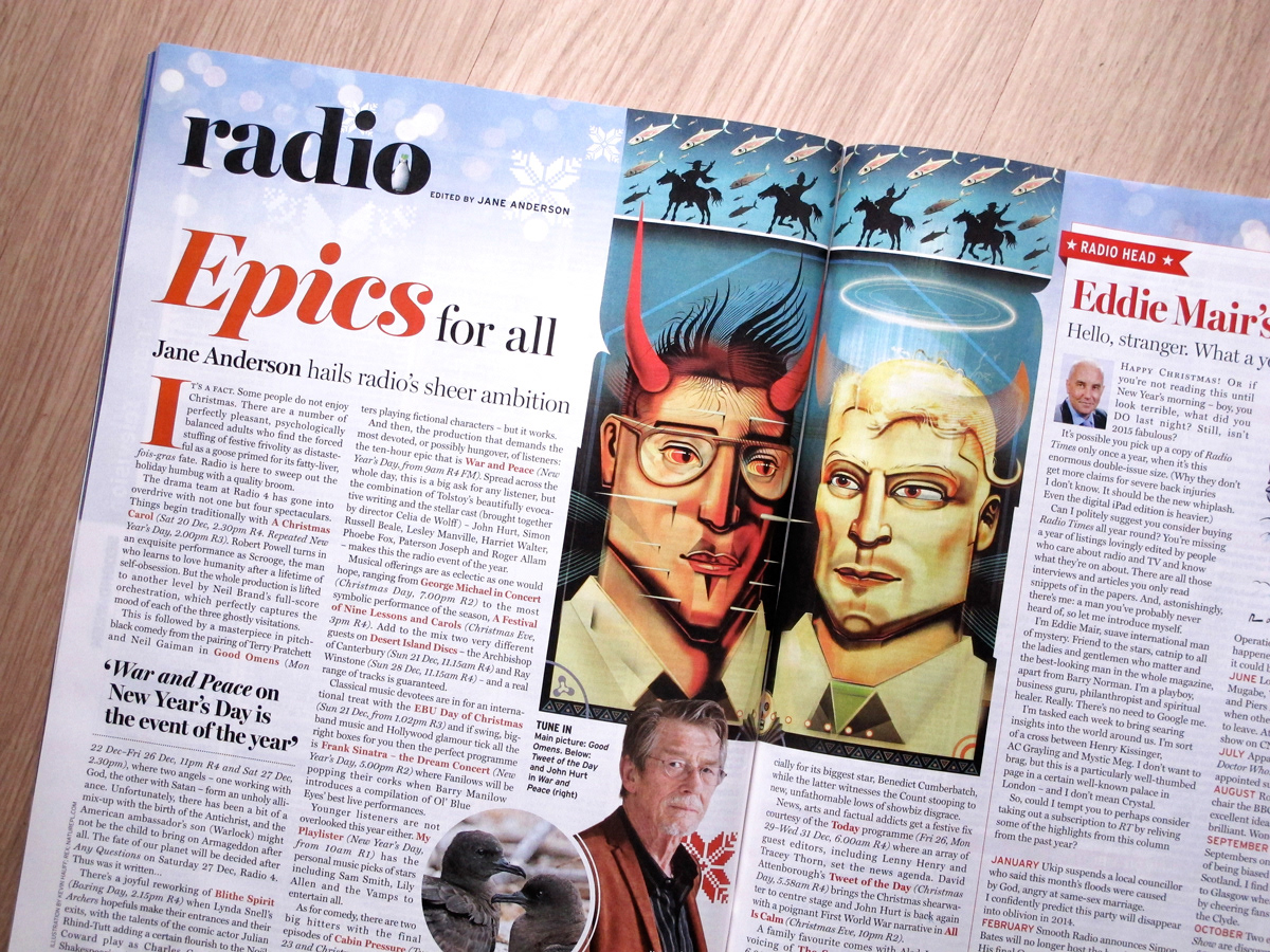 demon angel terry pratchett neil gaiman radio times BBC Radio 4 good omens aziraphale crowley