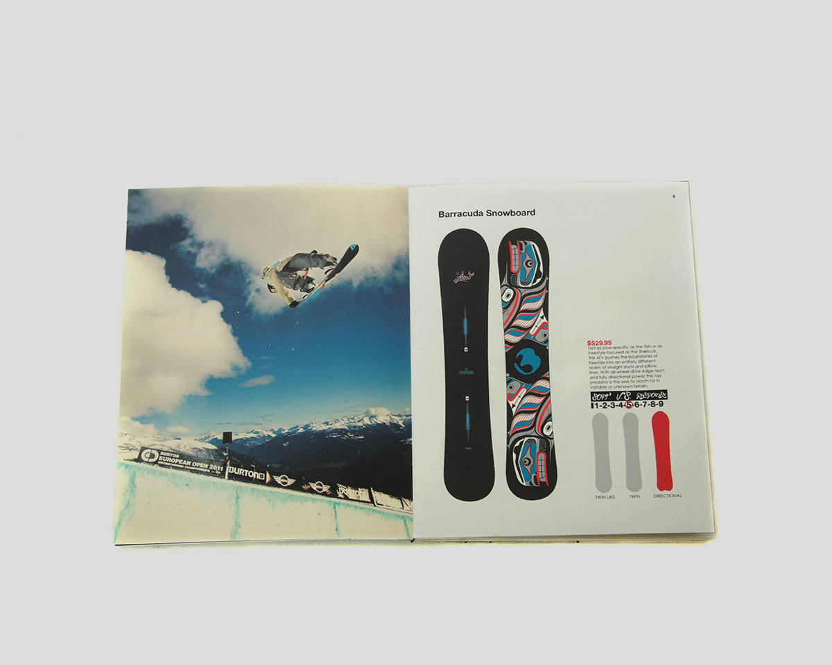 burton snowboard catalog