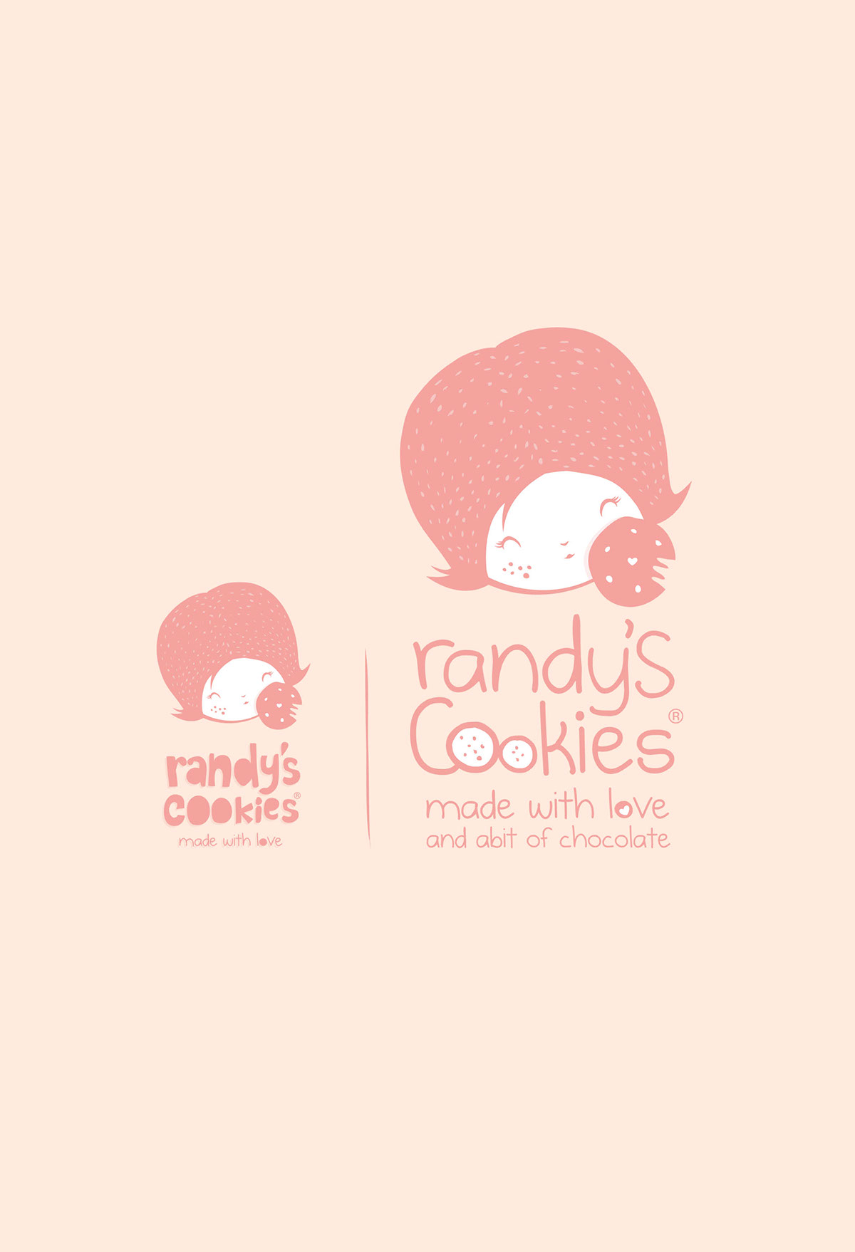 Randy  cookies  logo bra