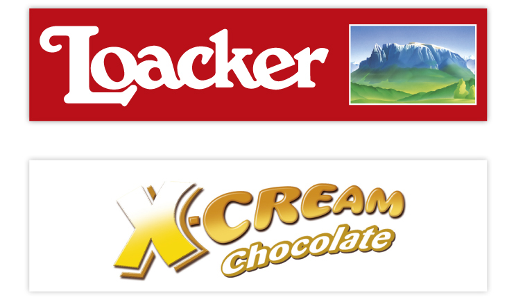 loacker product sweet chocolate mountain red Pack Exhibition  Food  market