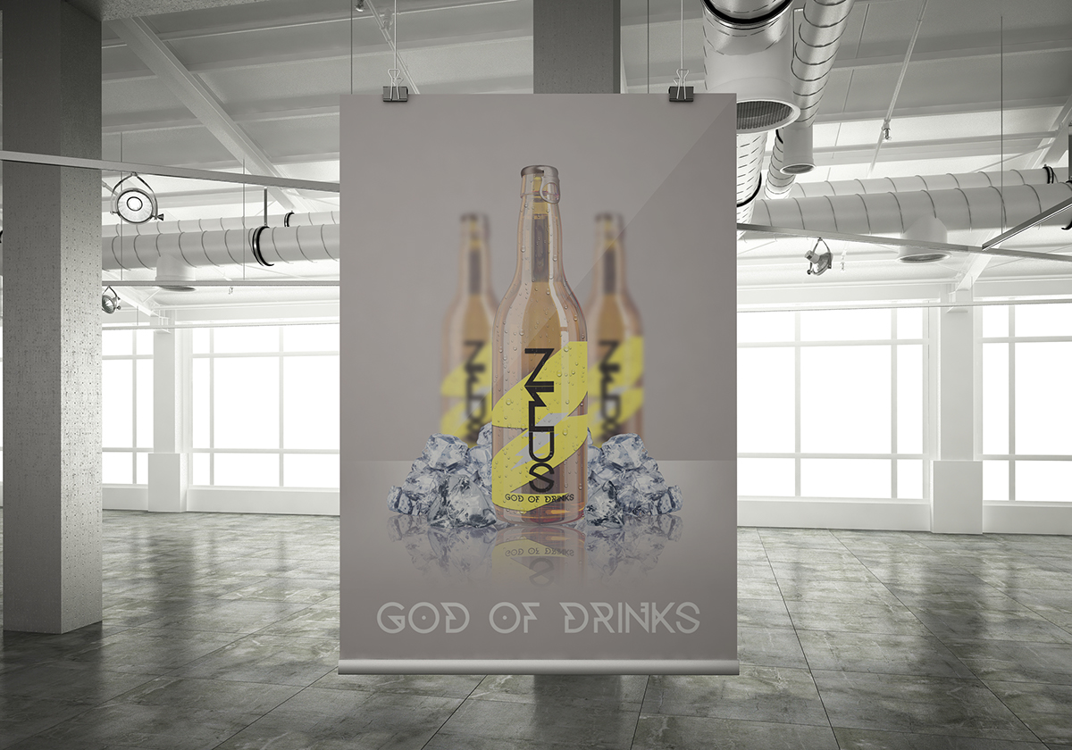 posters zues alco-pop pop bottle lighting VPGraphicDesign