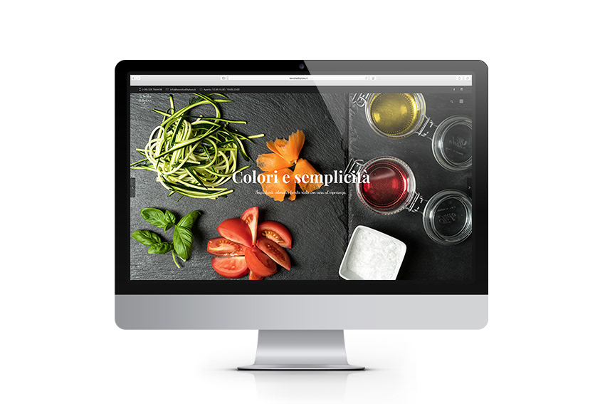 Food  italian ux UI digital Photography  shooting Web Design 