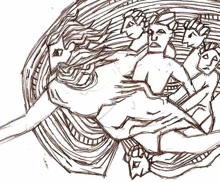 monalisa xilogravura Michelangelo nordeste Madeira artesanato