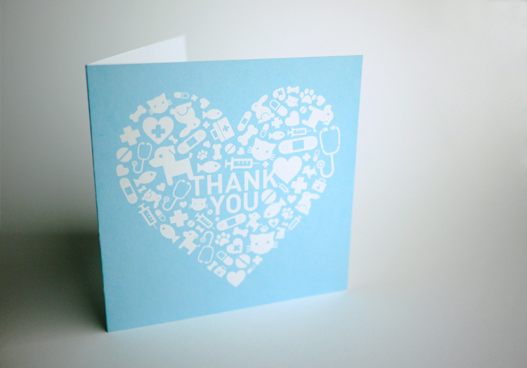 icons vector art thank you card print pattern