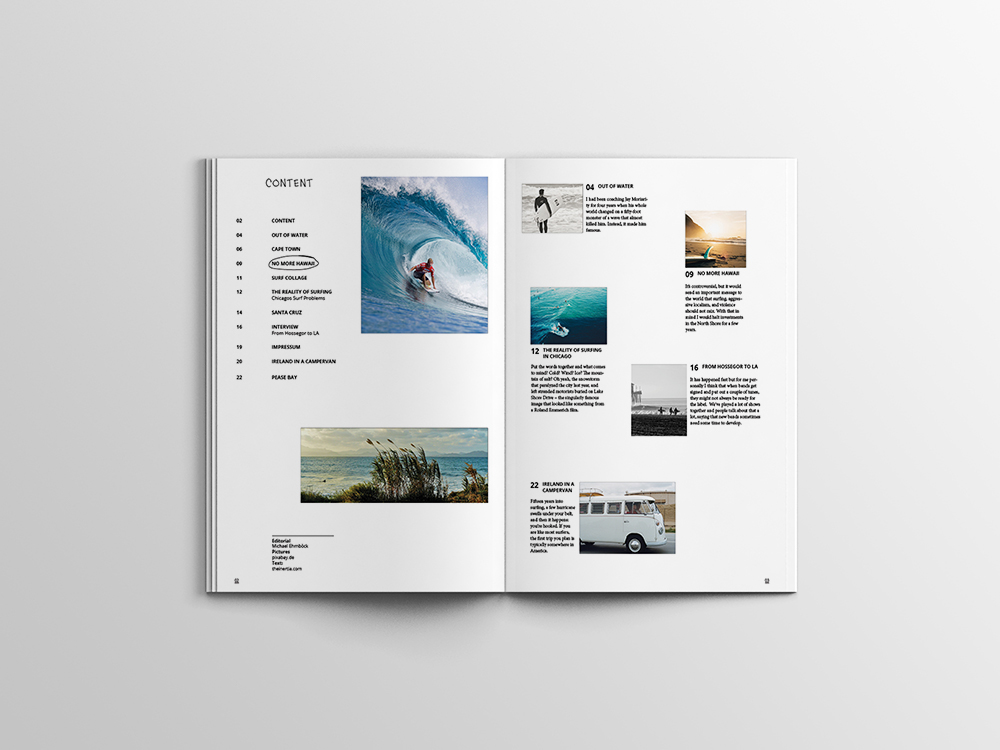 sport surfing Surf wave beach magazine sports print issue