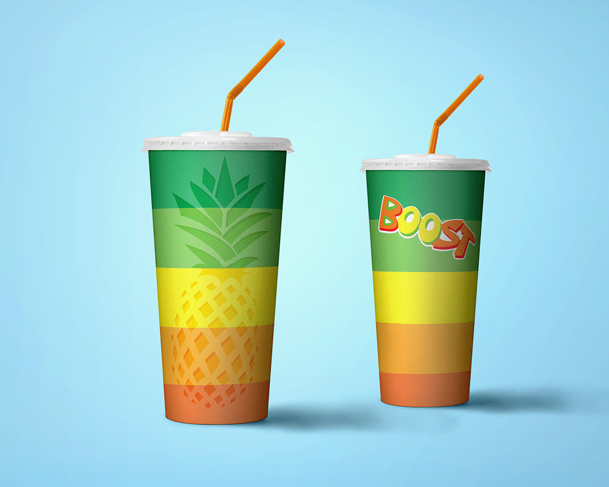 Boost Juice Cup I New Design :: Behance