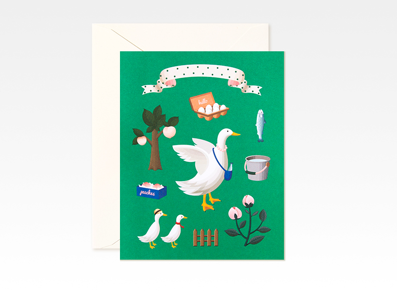 Illustrated greeting cards animal illustration dessert illustration stationary