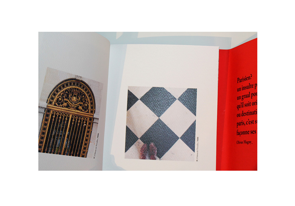 photo book design edition Paris Parisien parisian exchange erasmus art red livre editorial type