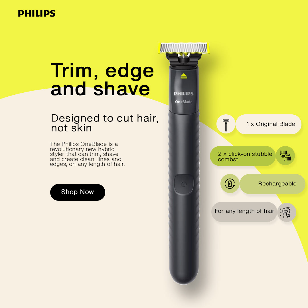 Trimmer product design  brand identity Social media post visual identity Brand Design Graphic Designer Advertising  Philips