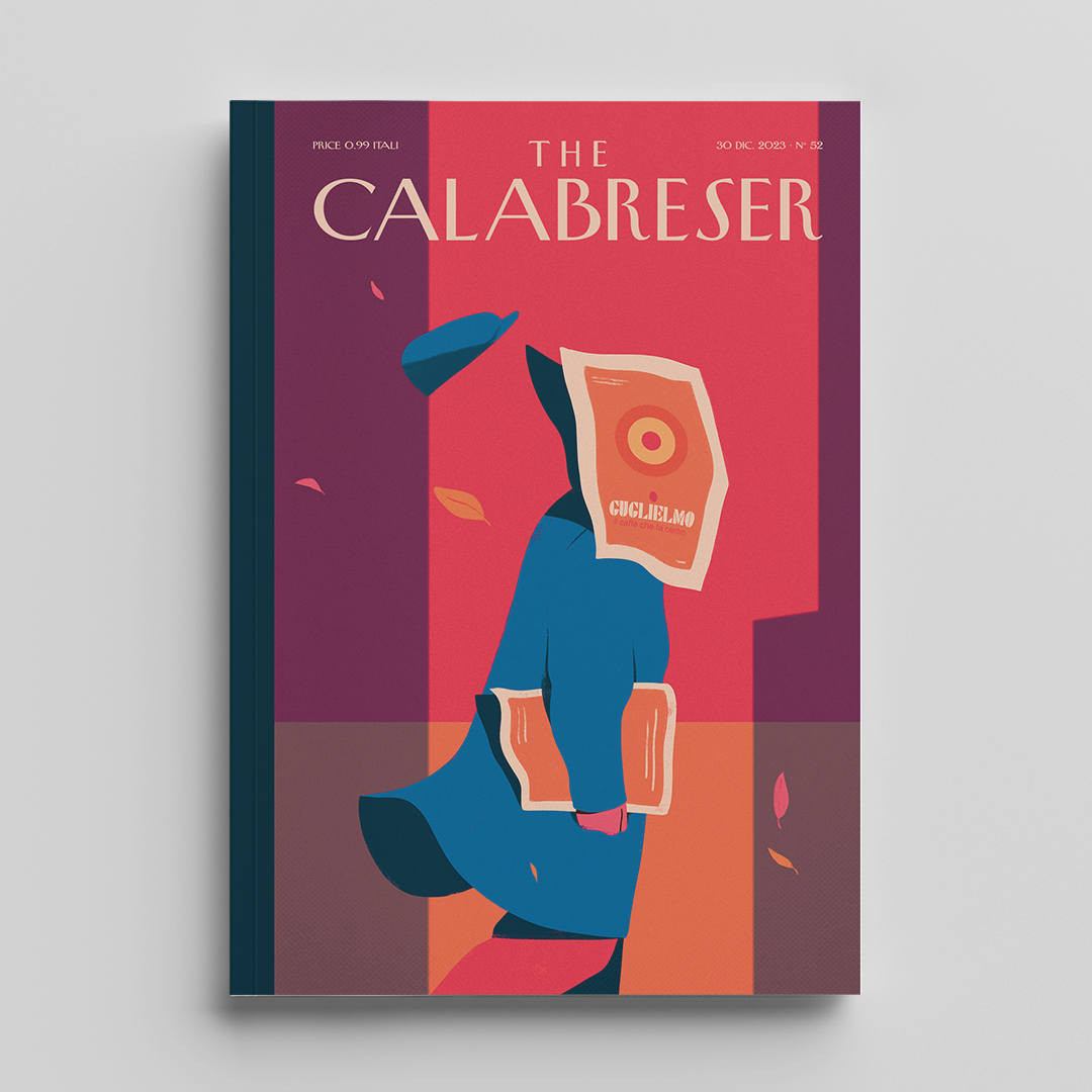 cover illustration fictional magazine cover Coffee new yorker Digital Art  ILLUSTRATION  frelly calabria the calabreser