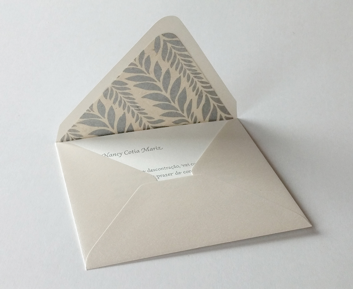letterpress Invitation