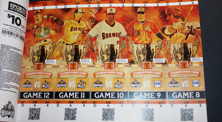 Boomers Schaumburg baseball sportsgraphics chicago tickets