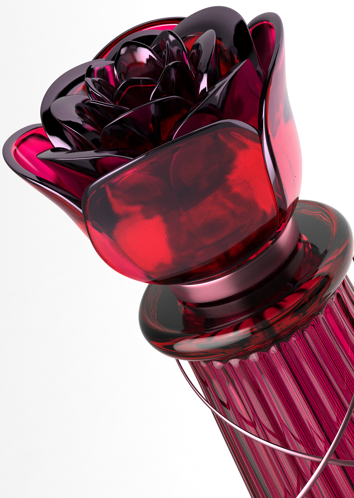 Adobe Portfolio CGI  Rendering Fragrance 3D package