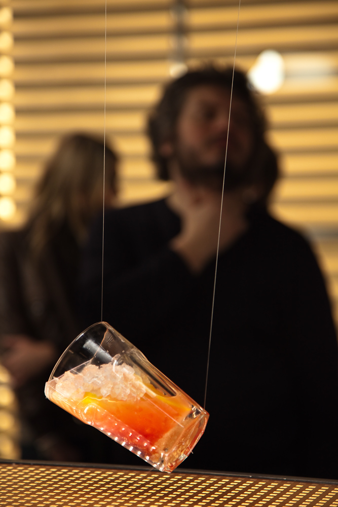 Campari cocktail tv Negroni orange passion recipe stop frame model
