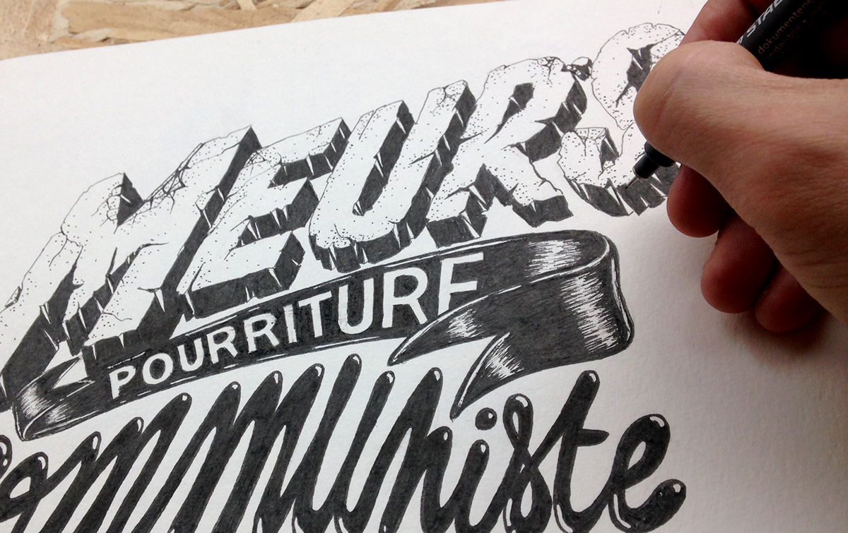 HAND LETTERING culte movie