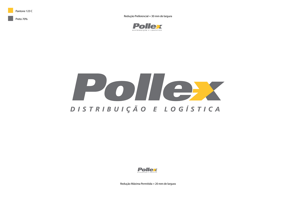 brand logo Logistics distribution Corporate Identity Stationery Logo Design Web Identity System