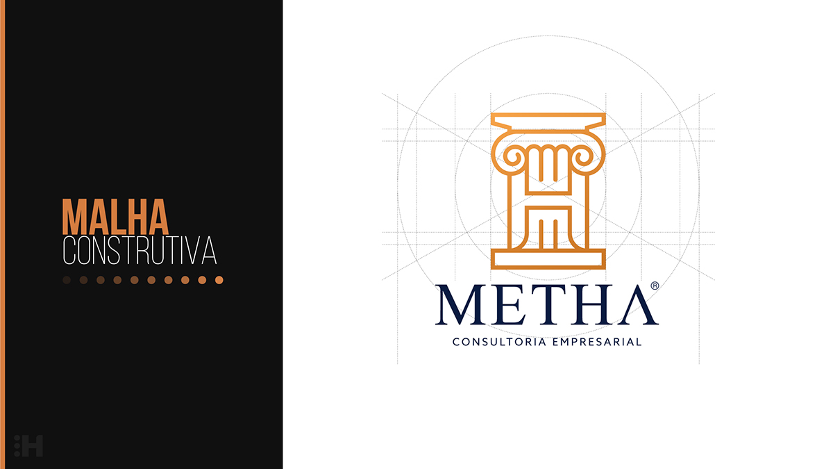 metha branding  design graphic design  marca identidade visual
