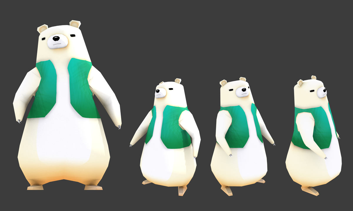 3D Art - animal character design on Behance