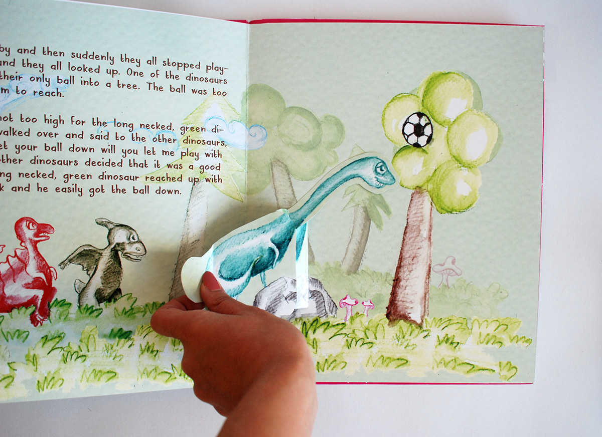 kids Channel television 3D 3dbook pop up book storybook Calender design children digital paint watercolour Mug  Corporate Identity