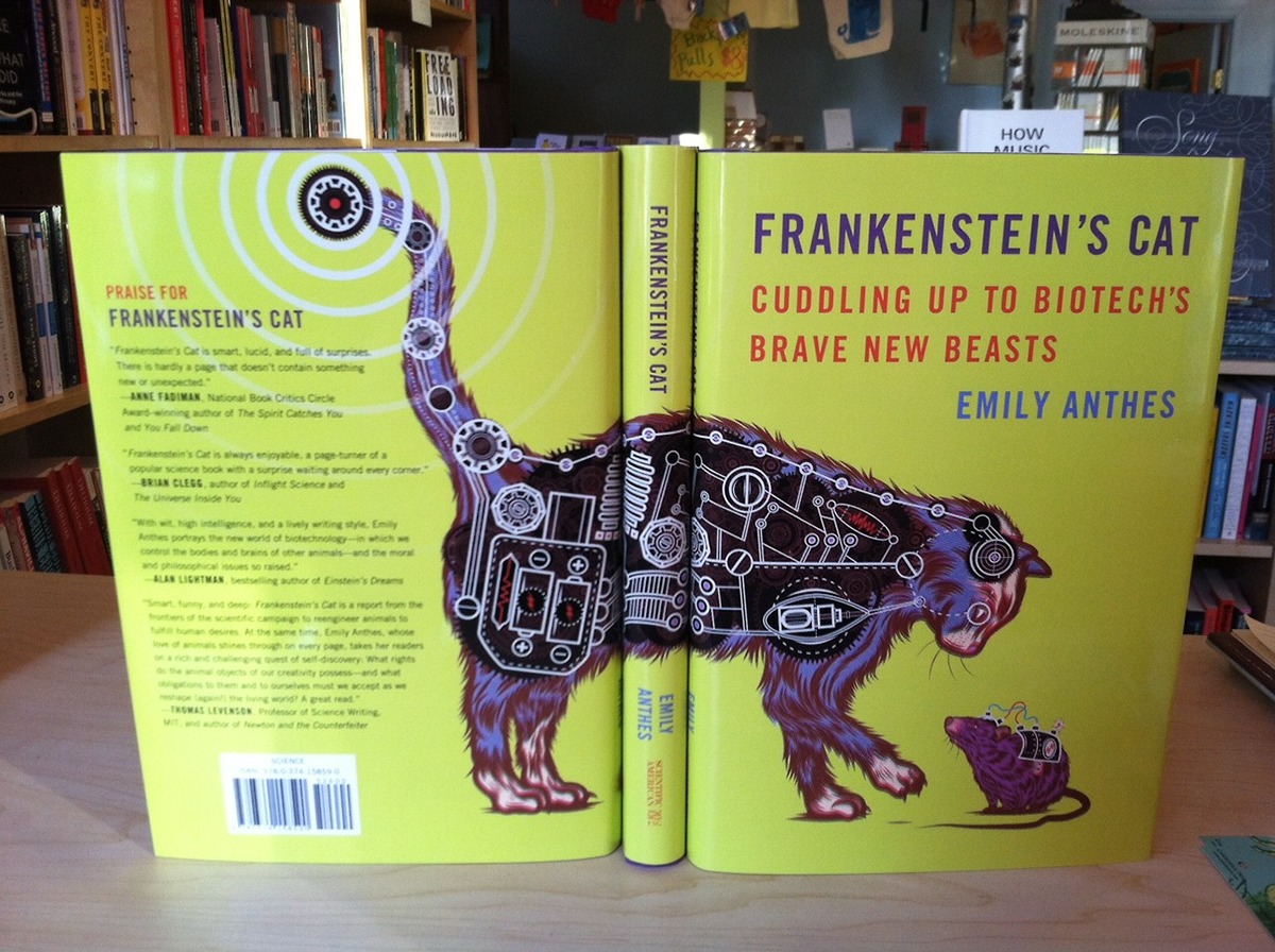 Frankenstein's Cat Emily Anthes Diego Patiño www.diegopatino.com cover illustration book design book cover