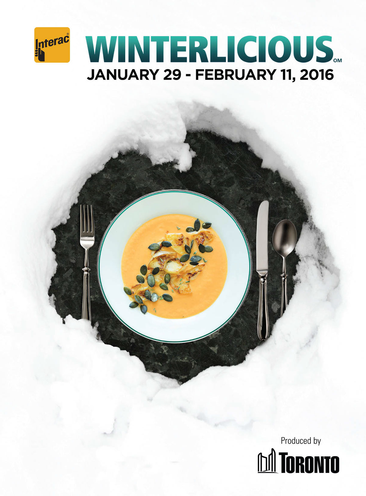 City of Toronto Winterlicious Food Events promo