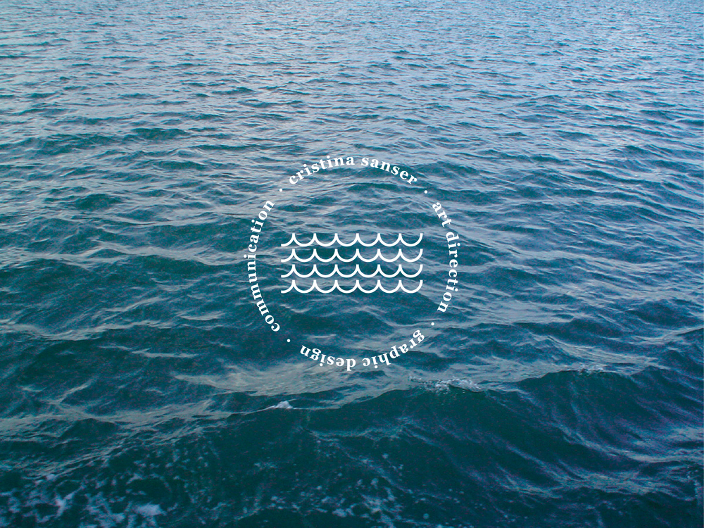 sea design identity personal visual Islander Island blue waves marine