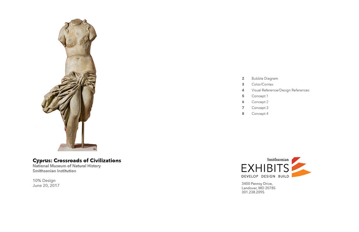 exhibit exhibitdesign smithsonian cyprus concept