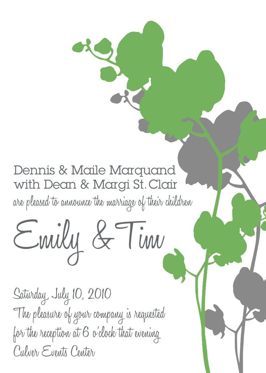 wedding invitations Layout personal suite