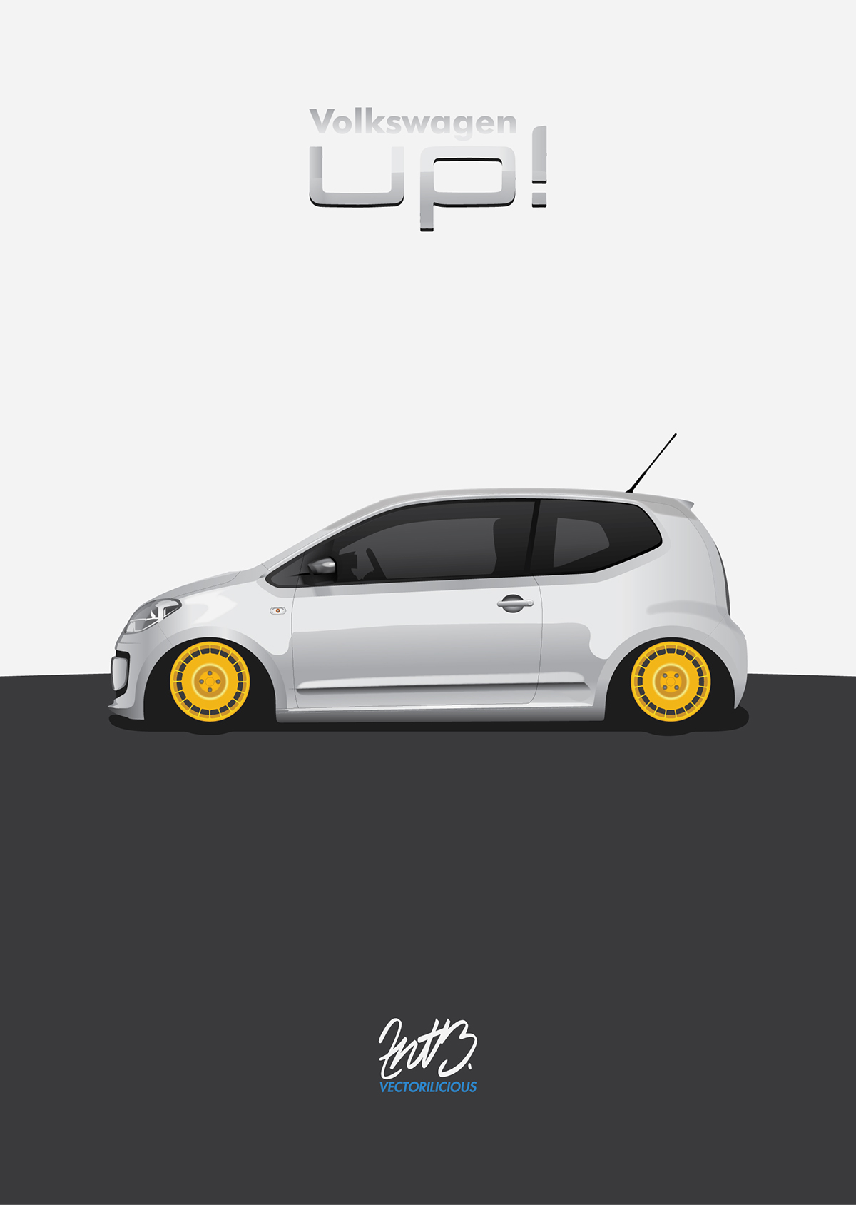 automotive   print poster Illustrator vectors graphics design