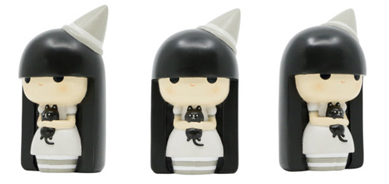 Aura Character design  cute Designer toys Halloween kawaii lulibunny momiji momiji dolls witch