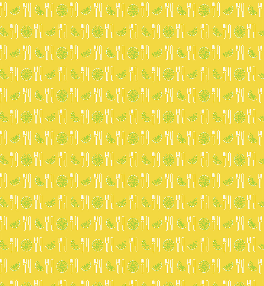menu cards Patterns restuarants lemons Business Cards