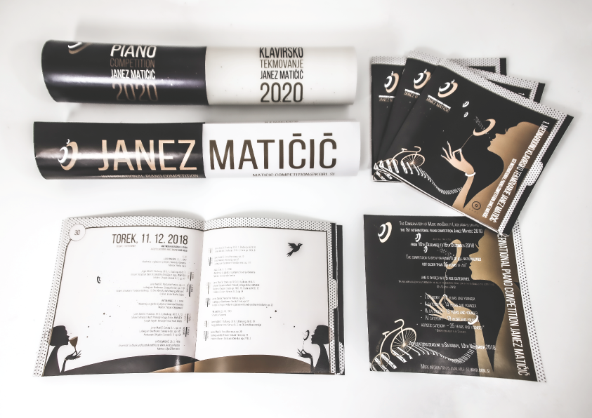 banner design booklet design Brand Design Foyer Design identity janez maticic Logo Design piano competition  Poster Design visual identity