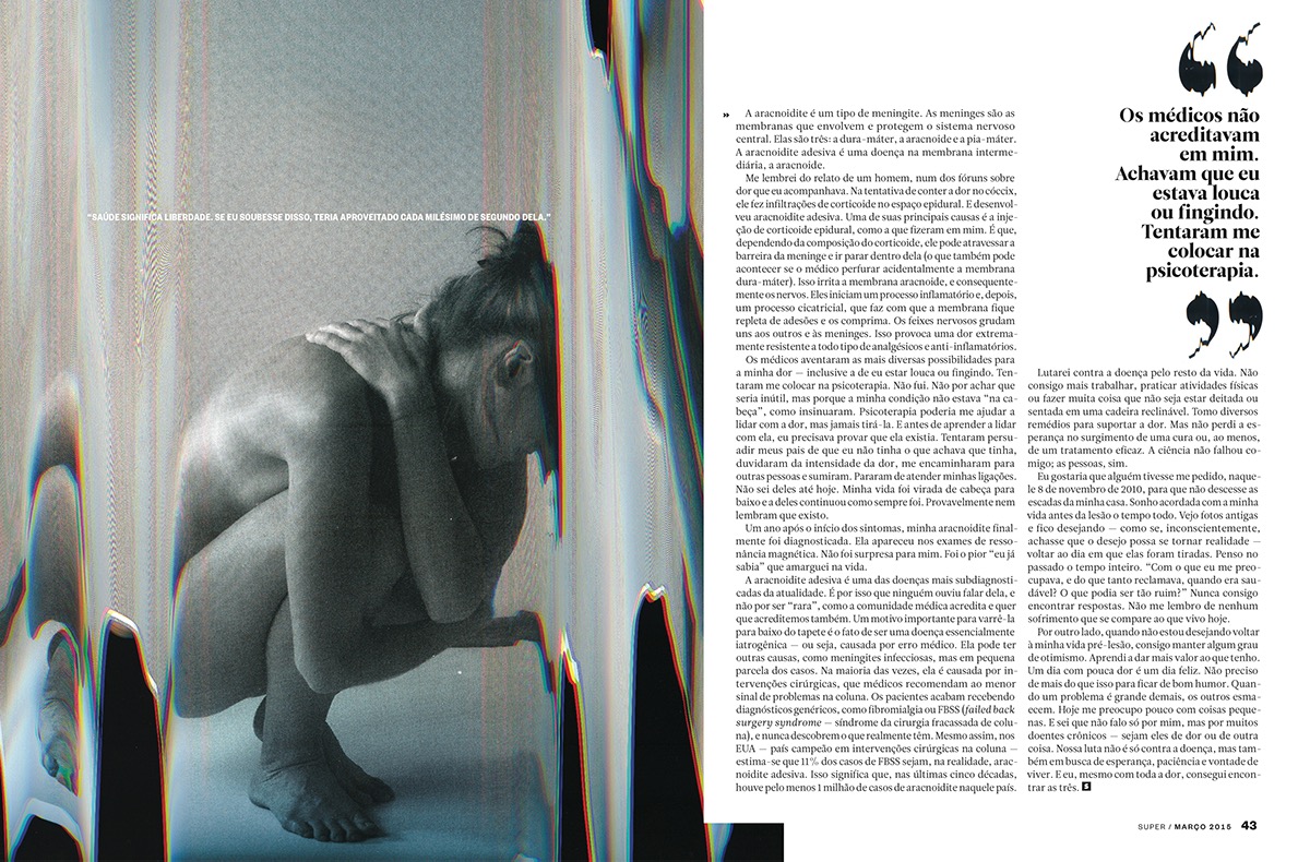 Glitch scanner art magazine Magazine design