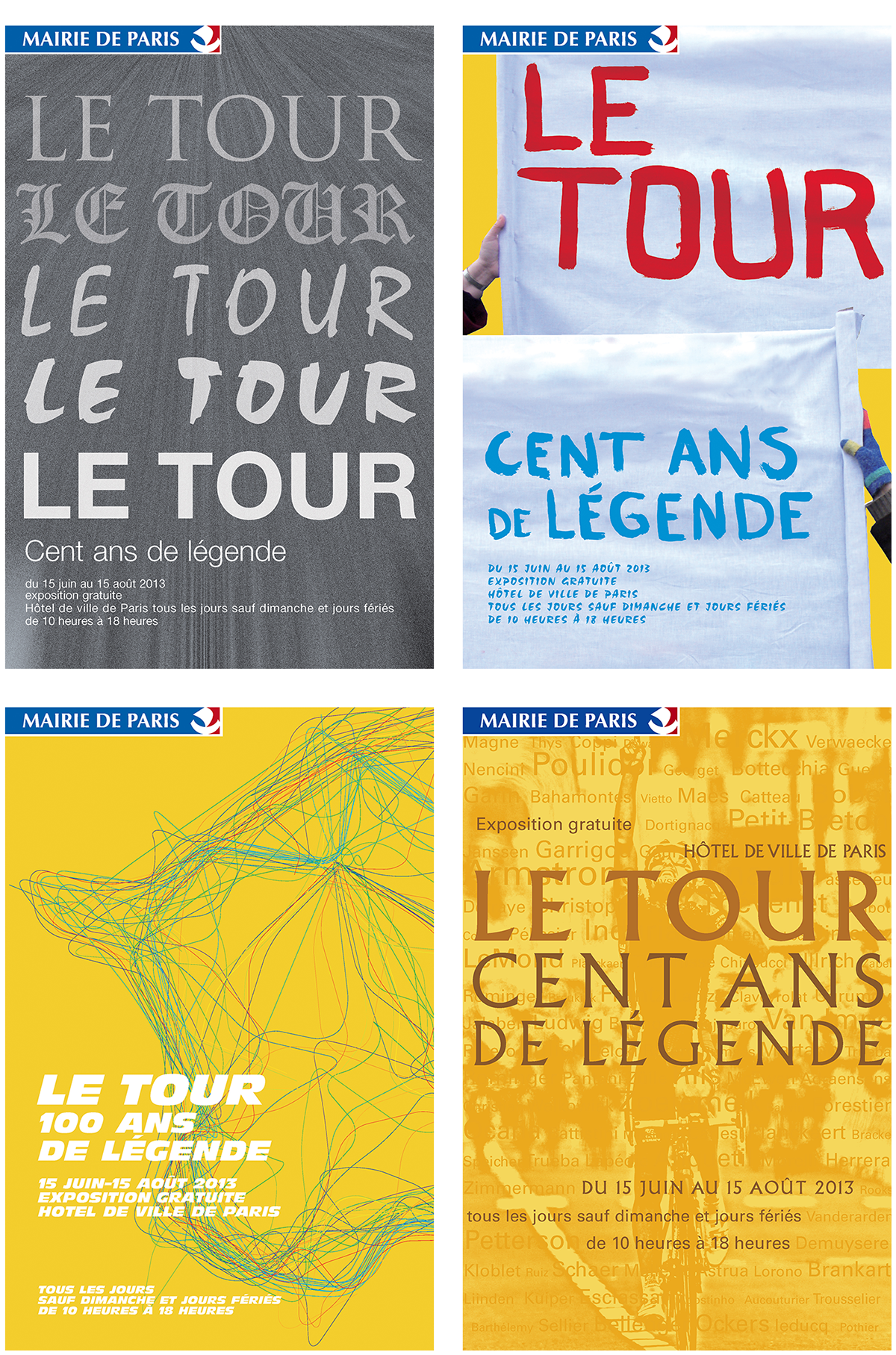 Tour de France légende bts projet cent ans mairie de paris france