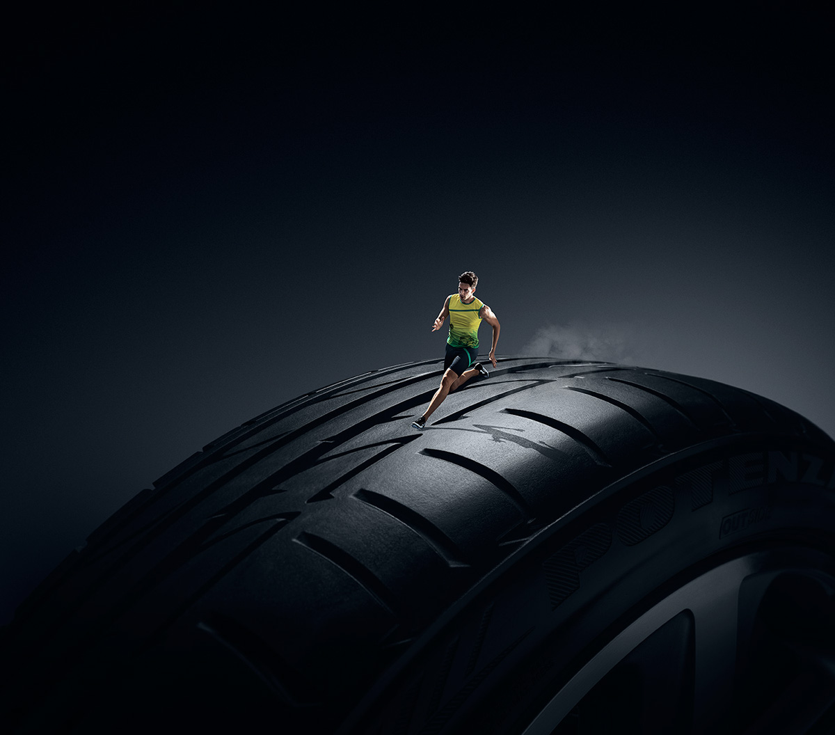 Souverein CGI 3D Bridgestone postproduction wheels car luminous creative imaging fedde souverein