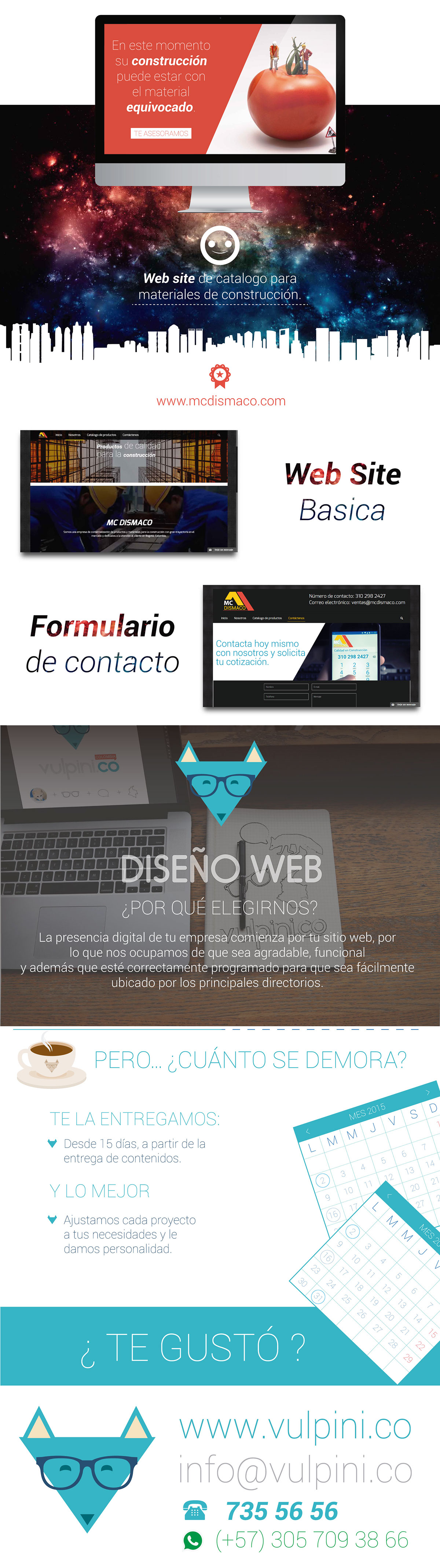 Diseño web construccion desarrollo web pagina web web site Catalago Online
